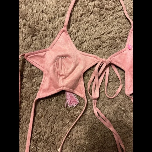 Sugar Thrillz Pink Star Bralette - Picture 11 of 12